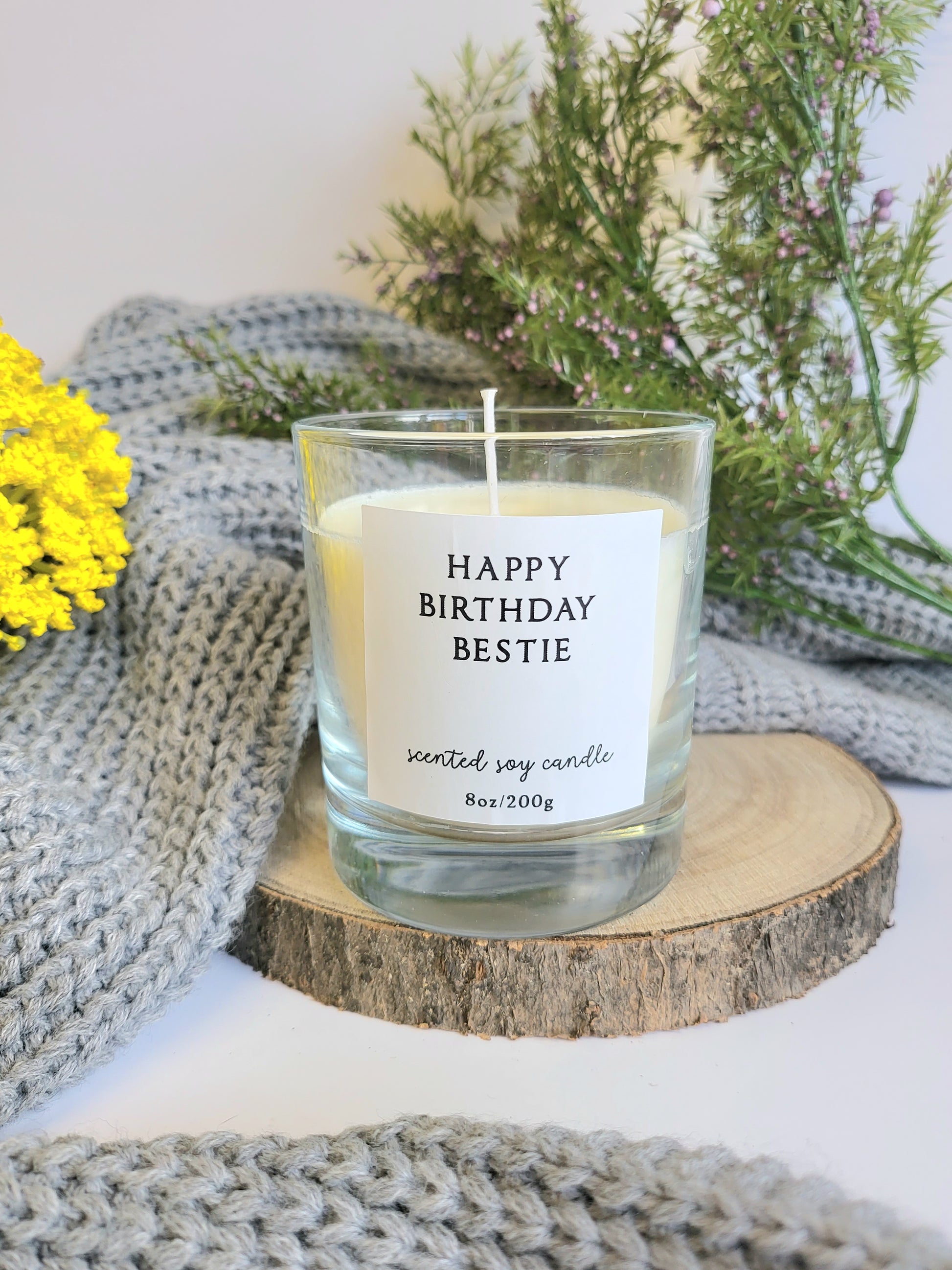 Best friend candle.